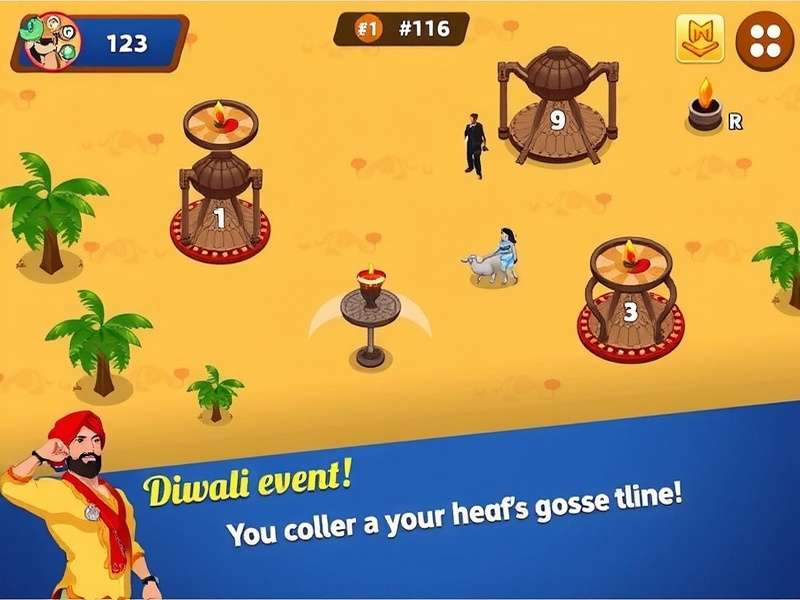 Bheem Desert Challenge in action Bheem Desert Challenge Gameplay Screenshot